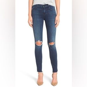 J Brand 811 Mid-Rise Distress Skinny Leg Jeans Size 26